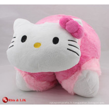 Coussin de chat de jouet en peluche